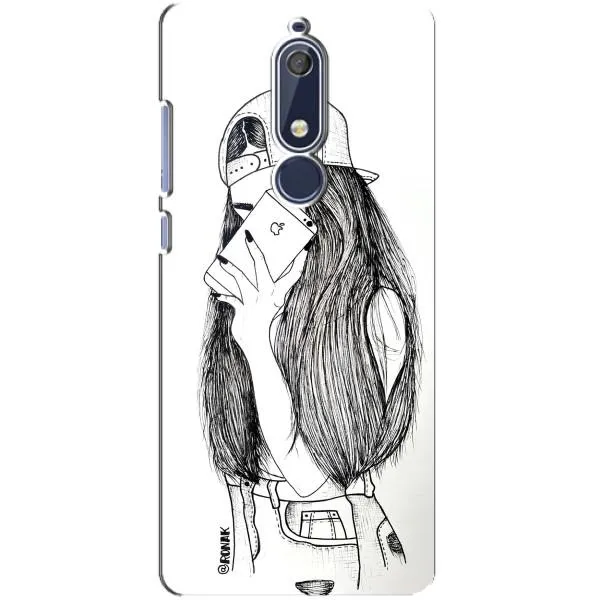 Чехол с принтом «Фото девочки» для Nokia 5.1 (2018)