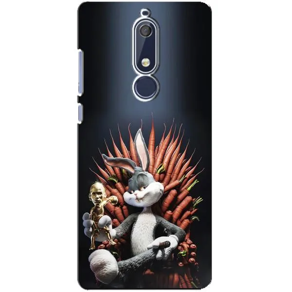 Чехол с принтом «Король Кролик» для Nokia 5.1 (2018)