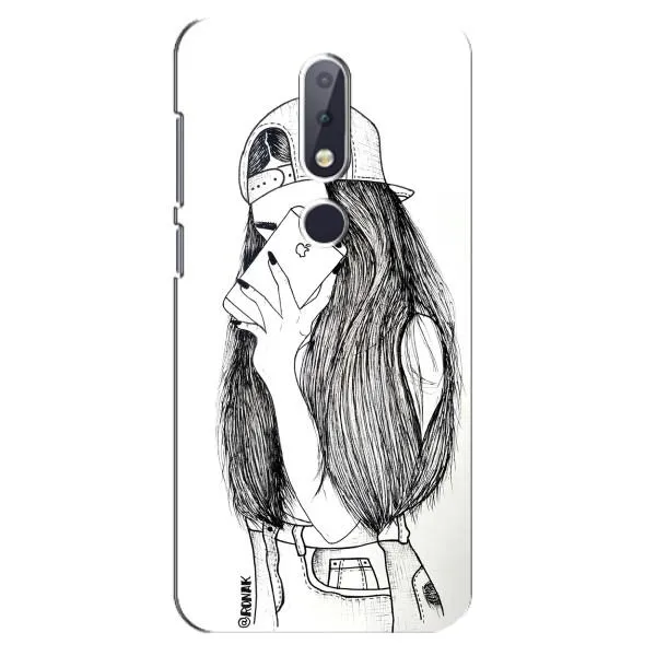 Чехол с принтом «Фото девочки» для Nokia 6.1 Plus