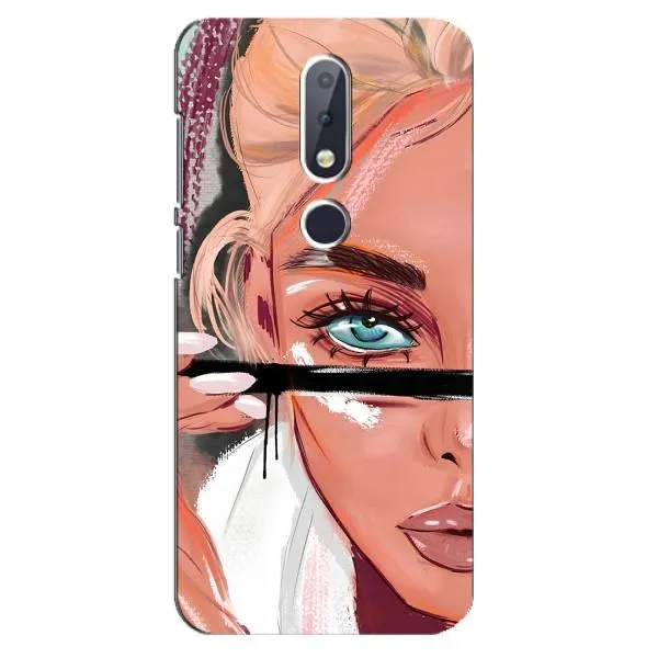 Чехол с принтом «Макияж» для Nokia 6.1 Plus