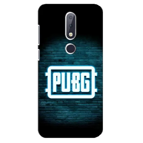 Чехол с принтом «Лого PUBG» для Nokia 6.1 Plus