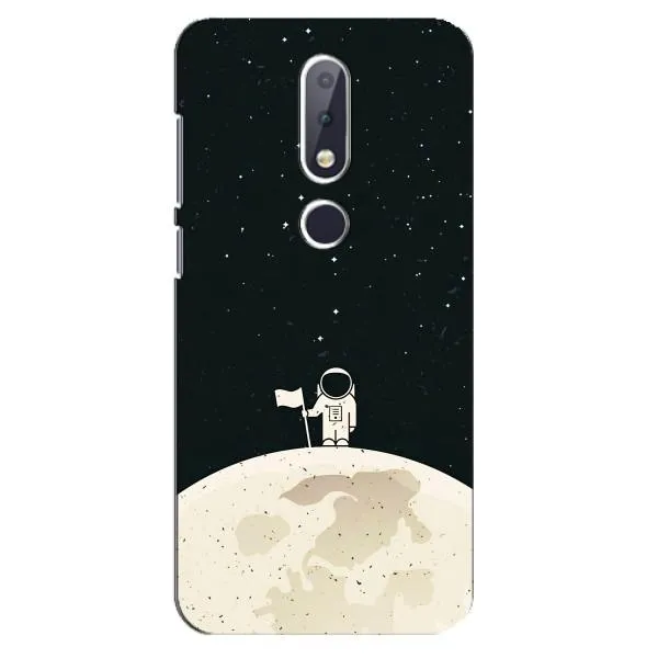 Чехол с принтом «На луне» для Nokia 6.1 Plus