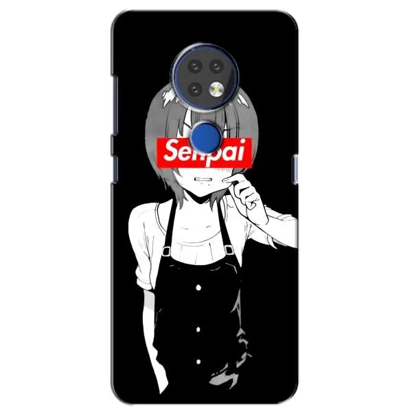 Чехол с принтом «Senpai» для Nokia 6.2 (2019)