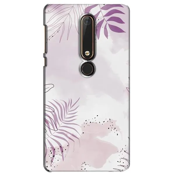 Чехол с принтом «Фиолетовые листья» для Nokia 6 2018 Чехол с принтом «Фиолетовые листья» для Nokia 6 2018