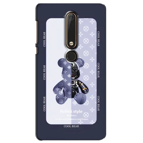 Чохол з принтом «Медведик LV» для Nokia 6 2018