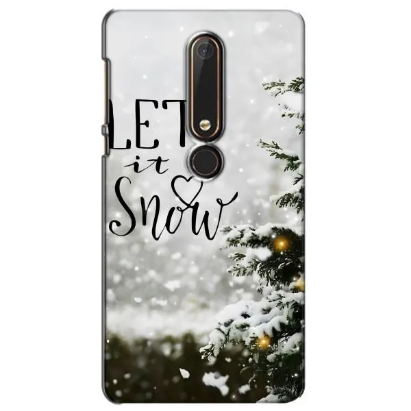 Чехол с принтом «Let it snow» для Nokia 6 2018 Чехол с принтом «Let it snow» для Nokia 6 2018