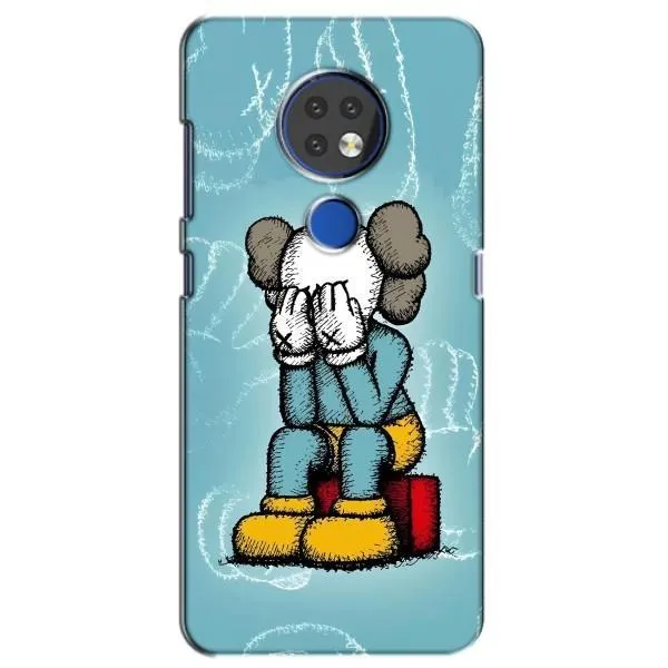 Чехол с принтом «Плач Bearbrick» для Nokia 7.2