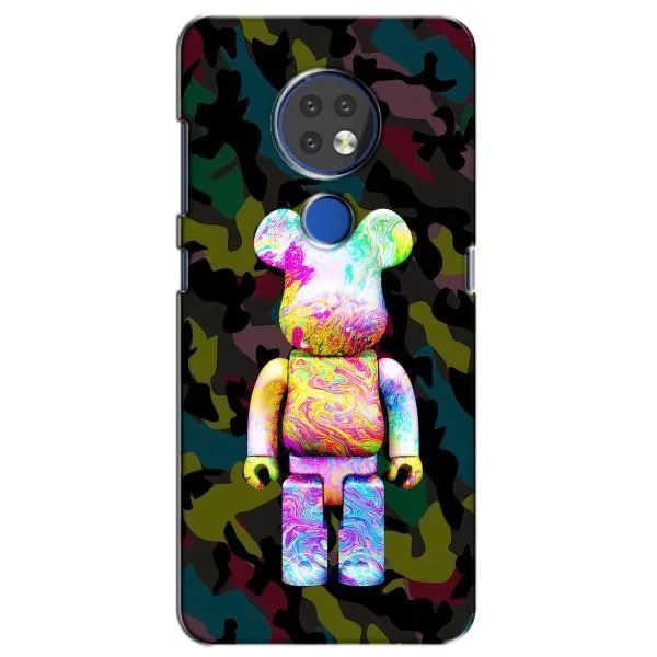 Чехол с принтом «Яркий Bearbrick» для Nokia 7.2