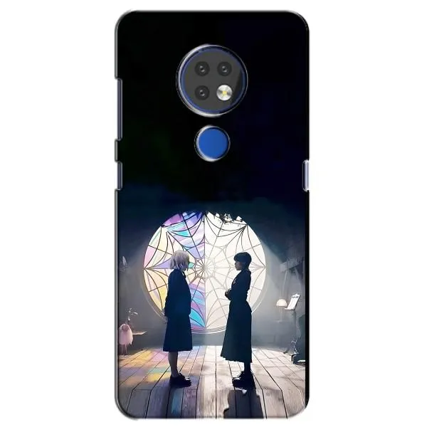 Чехол с принтом «Уэнздей и Инид» для Nokia 7.2 Чехол с принтом «Уэнздей и Инид» для Nokia 7.2