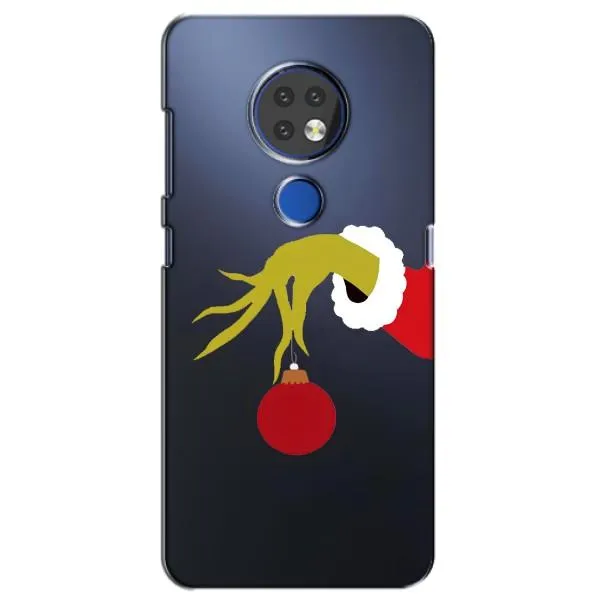Чехол с принтом «Гринч с игрушкой» для Nokia 7.2