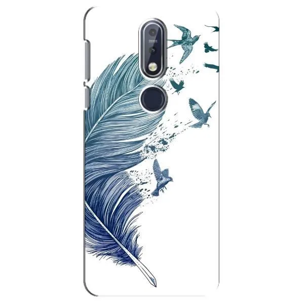 Чохол з принтом «Перо» для Nokia 7.1 (2018)