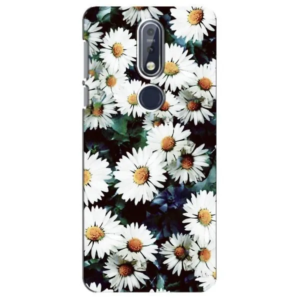 Чохол з принтом «Ромашки» для Nokia 7.1 (2018)