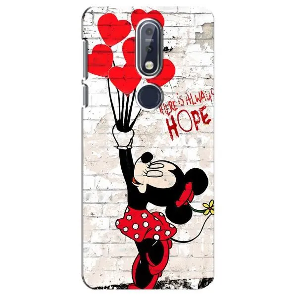 Чехол с принтом «Heart Minni» для Nokia 7.1 (2018)