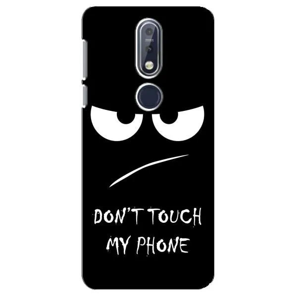 Чехол с принтом «Dont Touch» для Nokia 7.1 (2018)