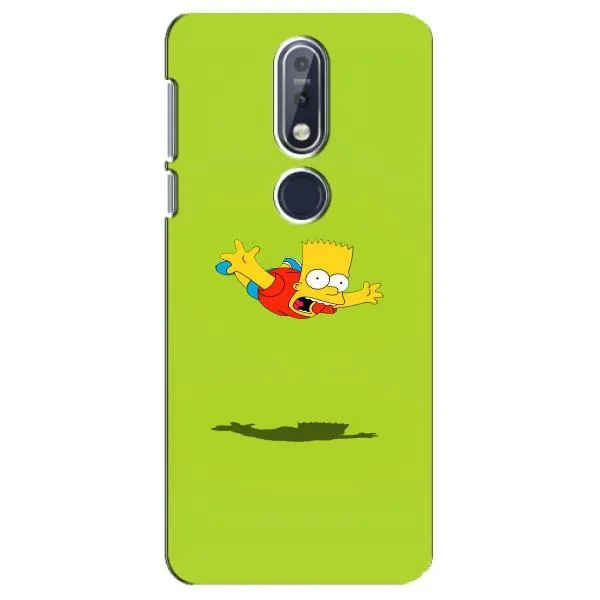 Чехол с принтом «Барт Симпсон» для Nokia 7.1 (2018)