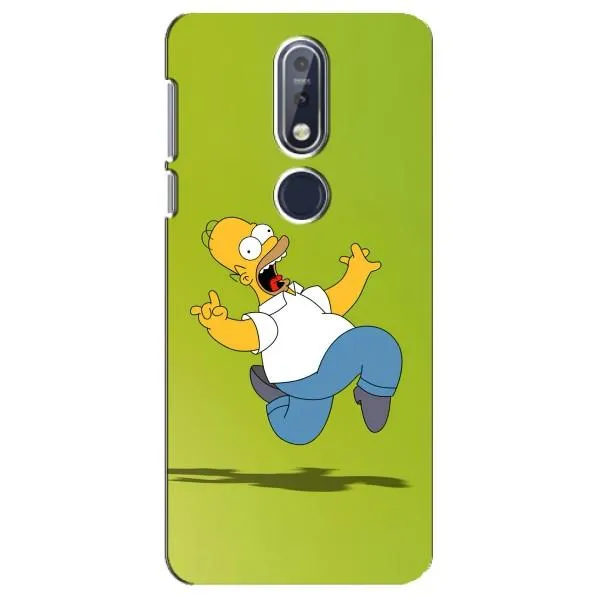 Чехол с принтом «Гомер Симпсон» для Nokia 7.1 (2018)