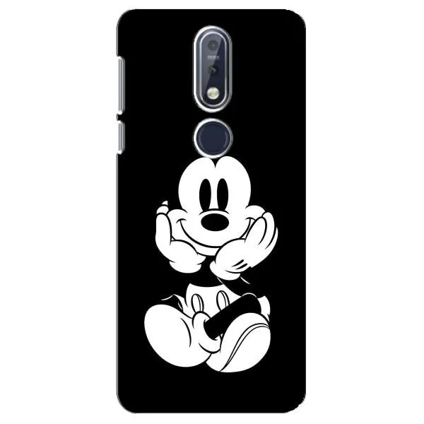 Чехол с принтом «Микки на черном» для Nokia 7.1 (2018)