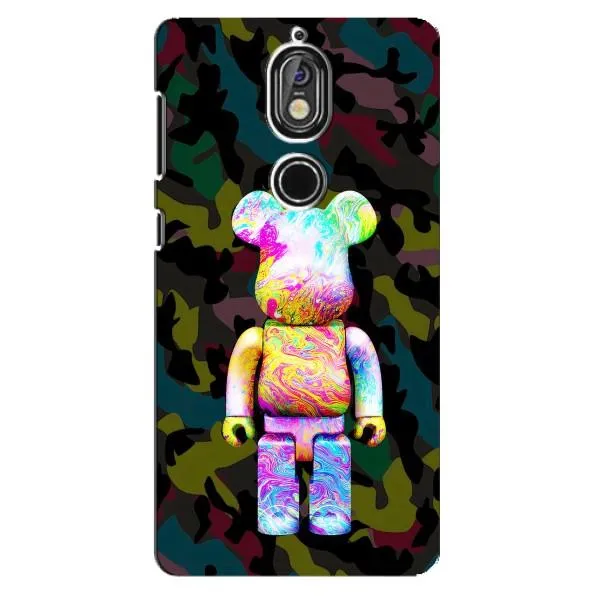 Чехол с принтом «Яркий Bearbrick» для Nokia 7