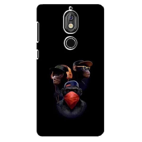 Чехол с принтом «Три обезьяны» для Nokia 7