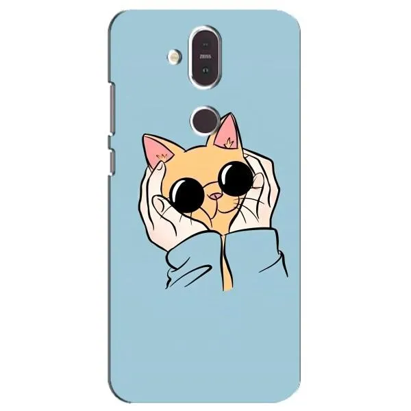 Чехол с принтом «Котик в очках» для Nokia 8.1 (2018) Чехол с принтом «Котик в очках» для Nokia 8.1 (2018)