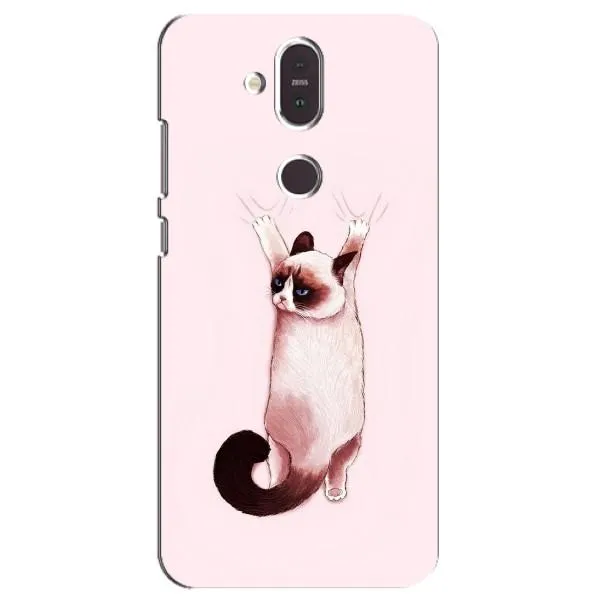 Чехол с принтом «Котик падает» для Nokia 8.1 (2018) Чехол с принтом «Котик падает» для Nokia 8.1 (2018)