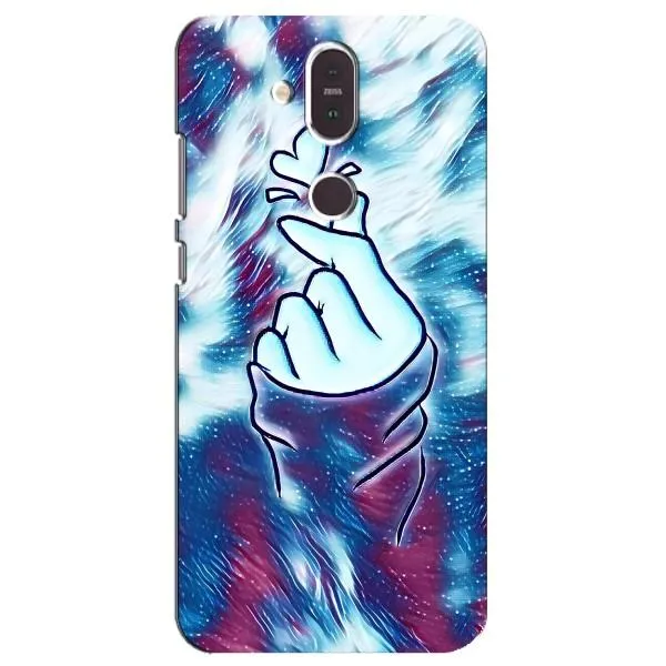 Чехол с принтом «Радужное сердце» для Nokia 8.1 (2018) Чехол с принтом «Радужное сердце» для Nokia 8.1 (2018)