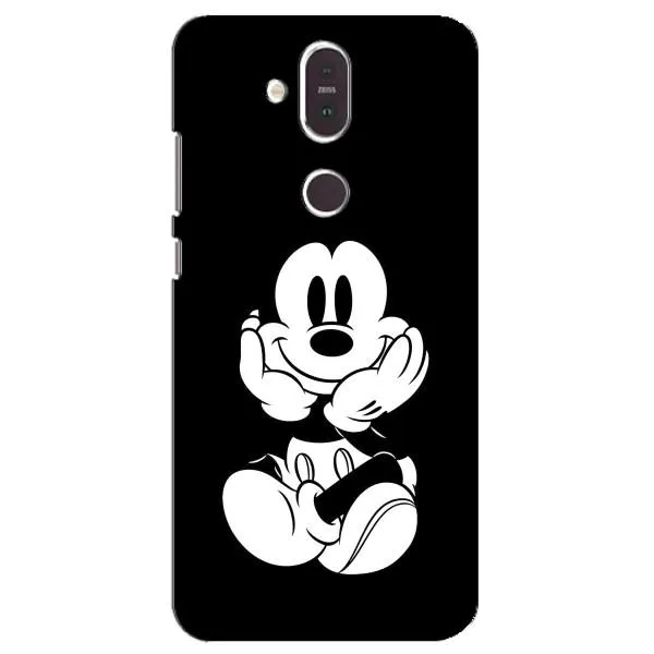 Чехол с принтом «Микки на черном» для Nokia 8.1 (2018)