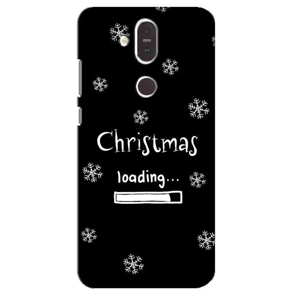 Чехол с принтом «Christmas loading» для Nokia 8.1 (2018)