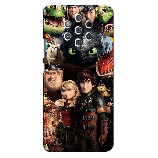Чехол с принтом «Персонажи дракона» для Nokia 9