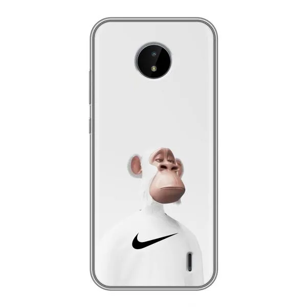 Чехол с принтом «обезьяна NFT Nike» для Nokia C10