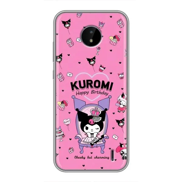 Чехол с принтом «KUROMI» для Nokia C10 Чехол с принтом «KUROMI» для Nokia C10