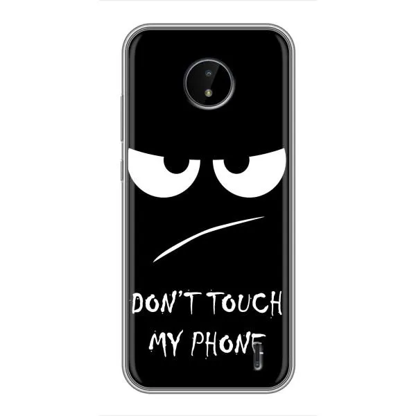 Чехол с принтом «Dont Touch» для Nokia C10
