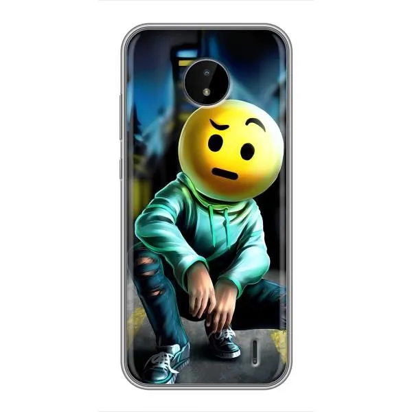Чехол с принтом «Парень смайл» для Nokia C10