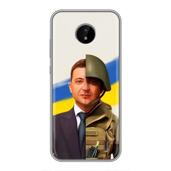Чехол с принтом «Зеленский солдат» для Nokia C10