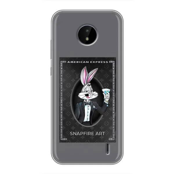 Чехол с принтом «Бакс Бани LV» для Nokia C20 Plus Чехол с принтом «Бакс Бани LV» для Nokia C20 Plus
