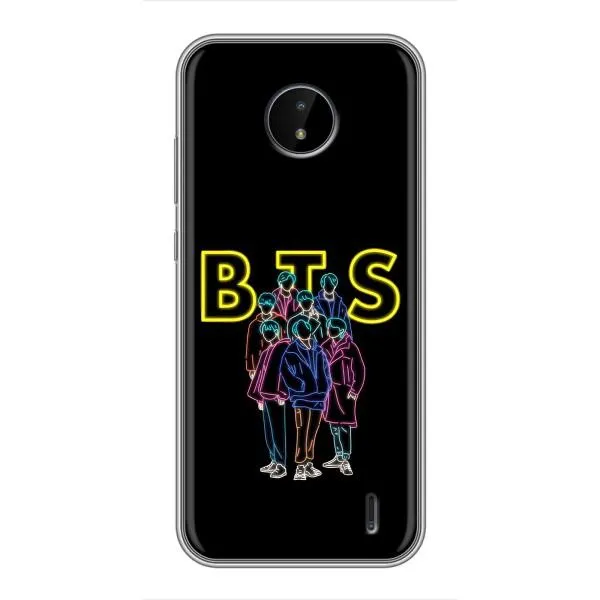 Чехол с принтом «BTS стайл» для Nokia C20 Plus Чехол с принтом «BTS стайл» для Nokia C20 Plus
