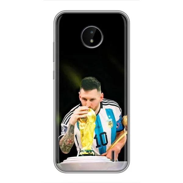 Чехол с принтом «Кубок Месси» для Nokia C20 Plus
