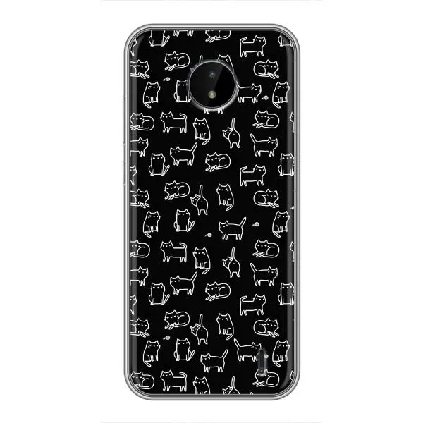 Чехол с принтом «Меленькие котики» для Nokia C20 Plus Чехол с принтом «Меленькие котики» для Nokia C20 Plus