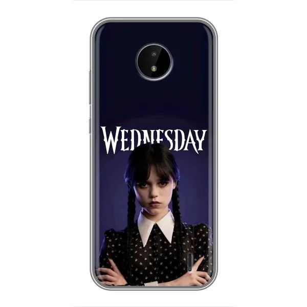 Чехол с принтом «Wednesday» для Nokia C20 Plus