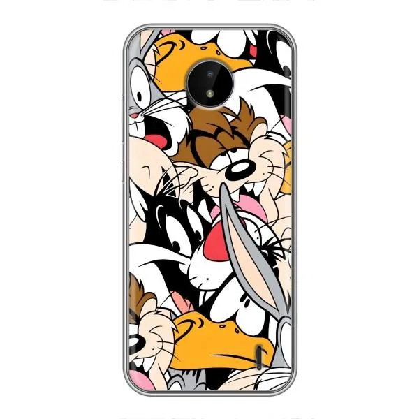 Чехол с принтом «Looney Tunes» для Nokia C20 Plus