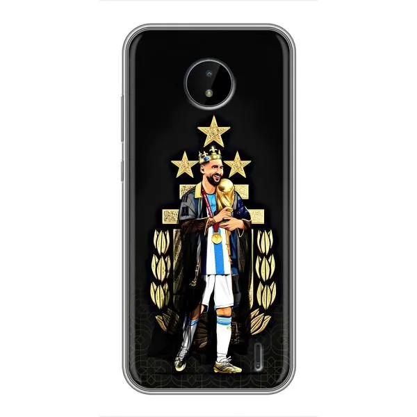 Чехол с принтом «Месси Король» для Nokia C20