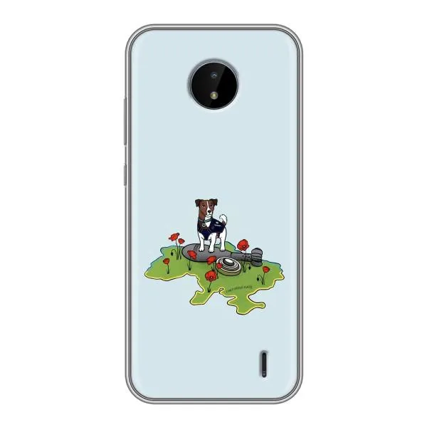 Чехол с принтом «Сапер Пес» для Nokia C20 Чехол с принтом «Сапер Пес» для Nokia C20