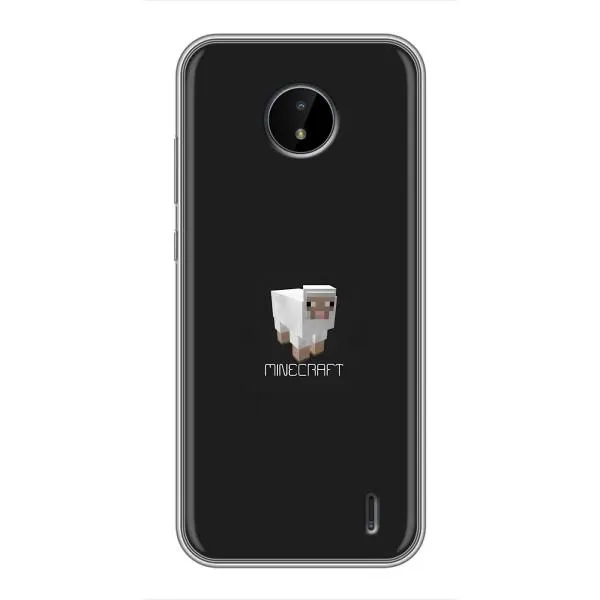 Чехол с принтом «Овечка Майнкрафт» для Nokia C20