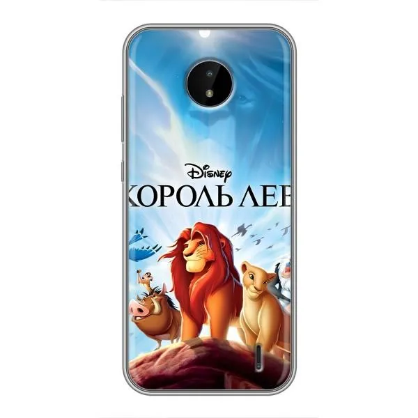 Чехол с принтом «Постер Король Лев» для Nokia C20 Чехол с принтом «Постер Король Лев» для Nokia C20