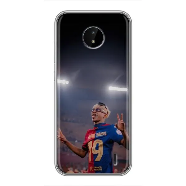 Чехол с принтом «Ямаль на стадионе» для Nokia C20