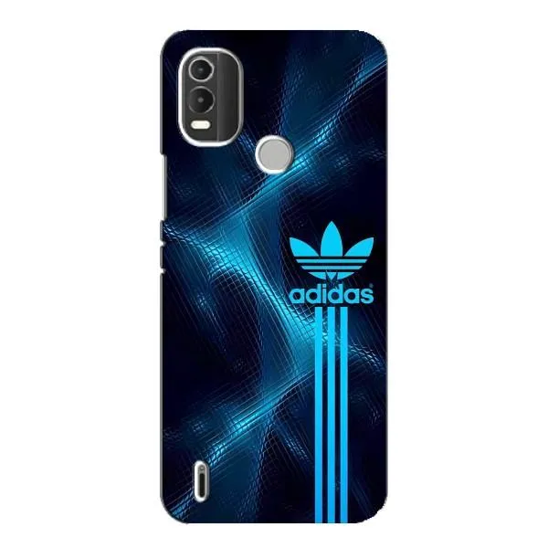 Чехол с принтом «Синий Адидас» для Nokia C21 Plus