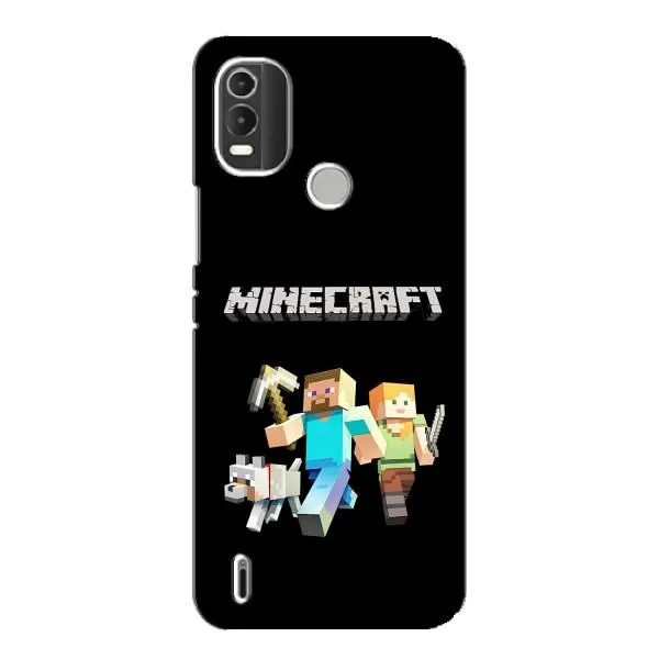 Чехол с принтом «герои Minecraft» для Nokia C21 Plus Чехол с принтом «герои Minecraft» для Nokia C21 Plus
