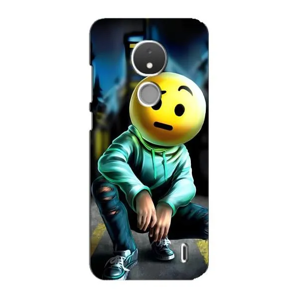 Чехол с принтом «Парень смайл» для Nokia C21