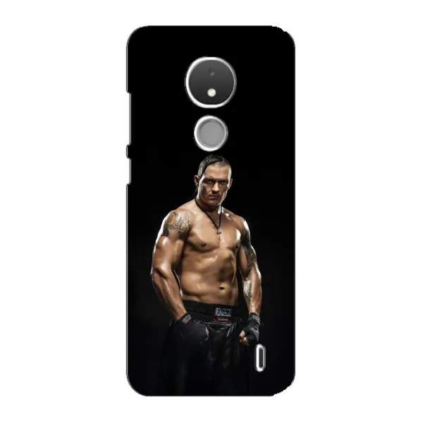 Чехол с принтом «Чемпион Александр Усик» для Nokia C21 Чехол с принтом «Чемпион Александр Усик» для Nokia C21