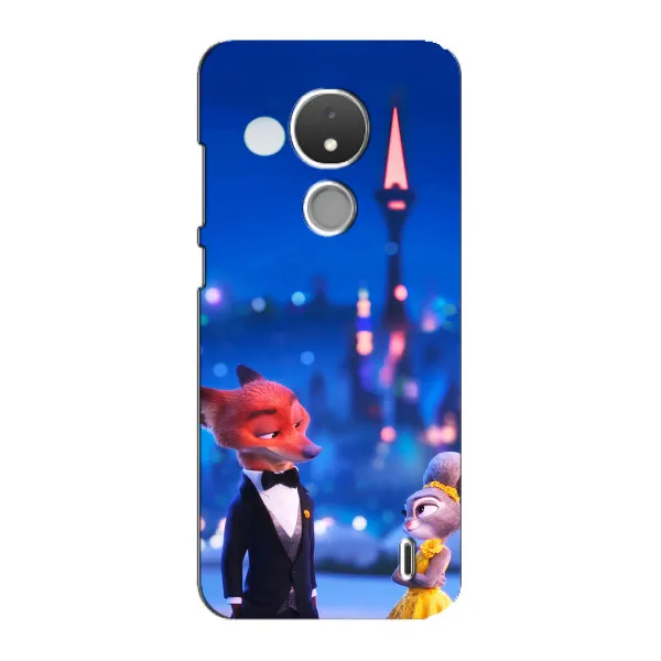 Чехол с принтом «Романтический вечер Зверополис» для Nokia C21